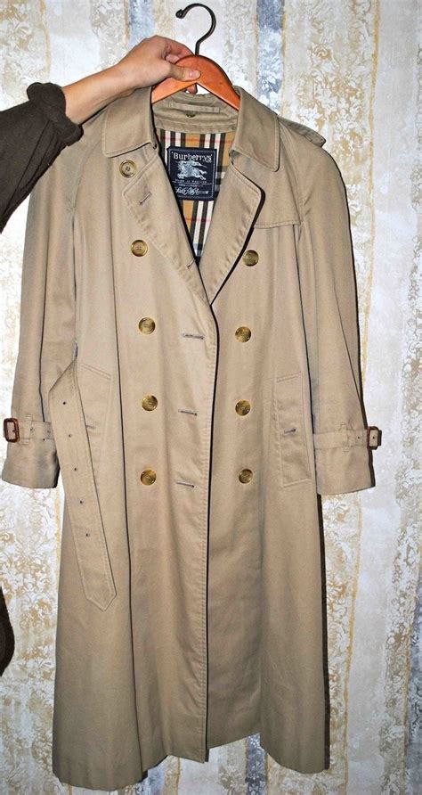 old burberry trench coat.